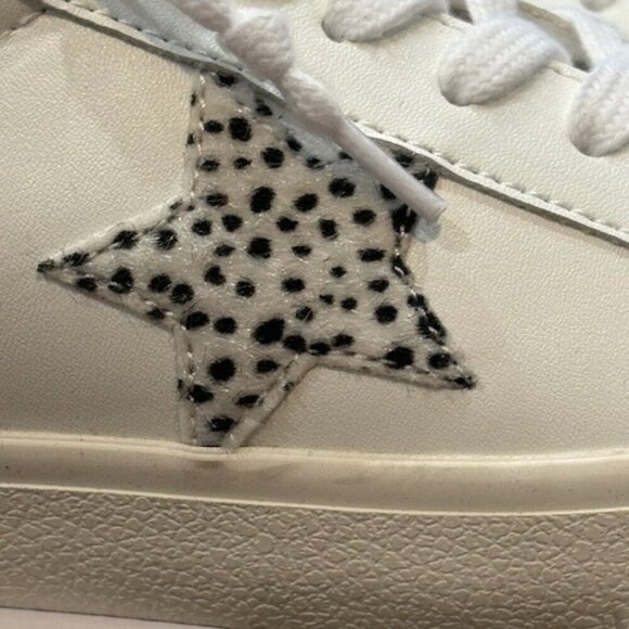 Vintage Havana White Studded Cheetah Mix Sneakers – Size 7 - Picture 10 of 11